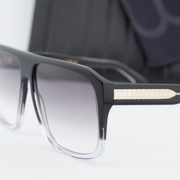 Victoria Beckham VB671S 009 Square Sunglasses – Black/Grey main image 9